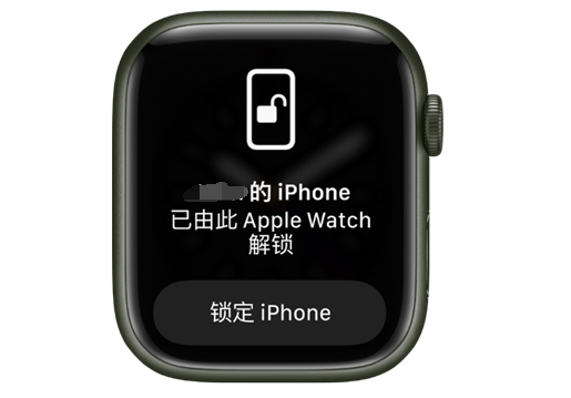 津市苹果手机维修分享用 AppleWatch 解锁配备面容 ID 的 iPhone方法 